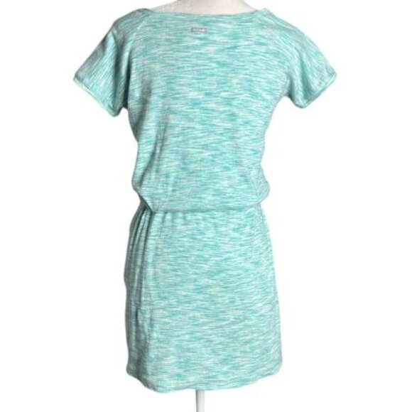 Columbia Green Space-Dye Waist-Tie Short Sleeve Casual Dress Women's Size SM - Picture 8 of 9